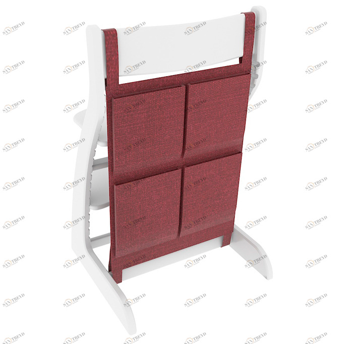 Карманы навесные на спинку стула "Усура" бордовые БЕЛЬМАРКО  327221 Красный Santreyd 