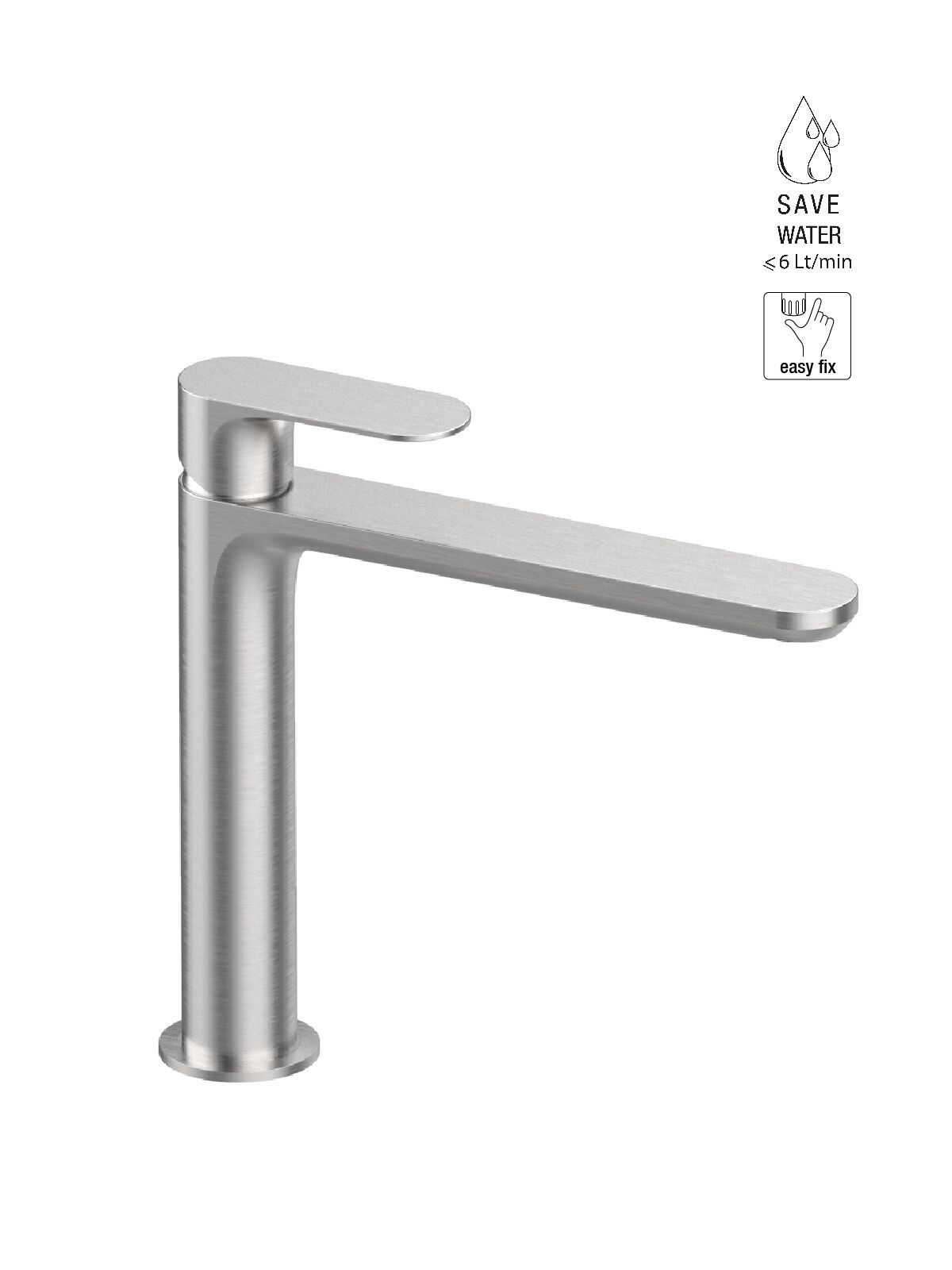 Смеситель для раковины с одним отверстием без слива Rubinetterie Frattini Lea ARCH-00148835 - Вид №2