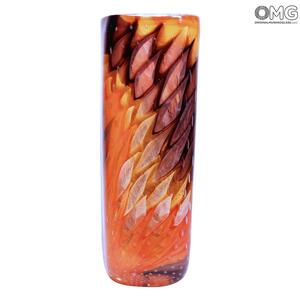 4561 ORIGINALMURANOGLASS Ваза Rainier Breth - соммерсо - муранское стекло OMG 13 см