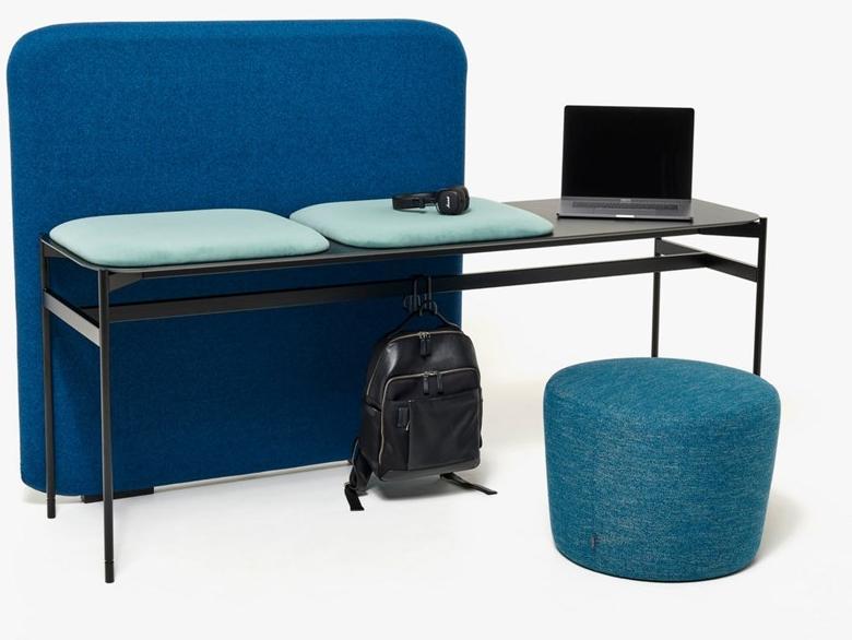 Diemme Рабочее место с металлическим основанием и верхней частью из hpl Snake sun-id-1397341 - Вид №1