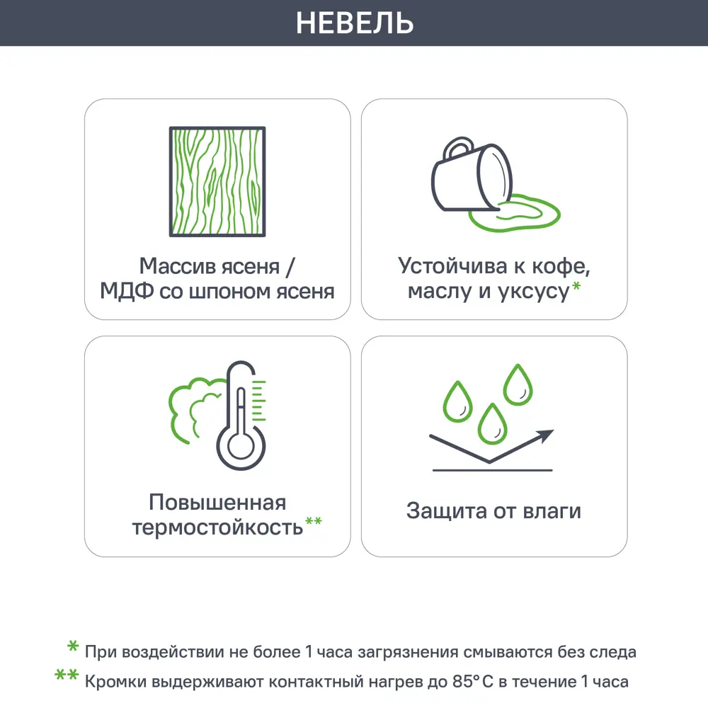 Фасад для кухонного шкафа Невель 39.7x76.5 см Delinia ID массив ясеня цвет кремовый 82180017 STLM-2175691 - Вид №2