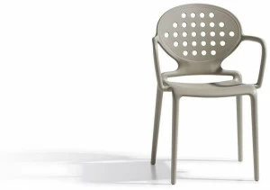 SCAB DESIGN Стул-медальон штабелируемый с подлокотниками Colette
