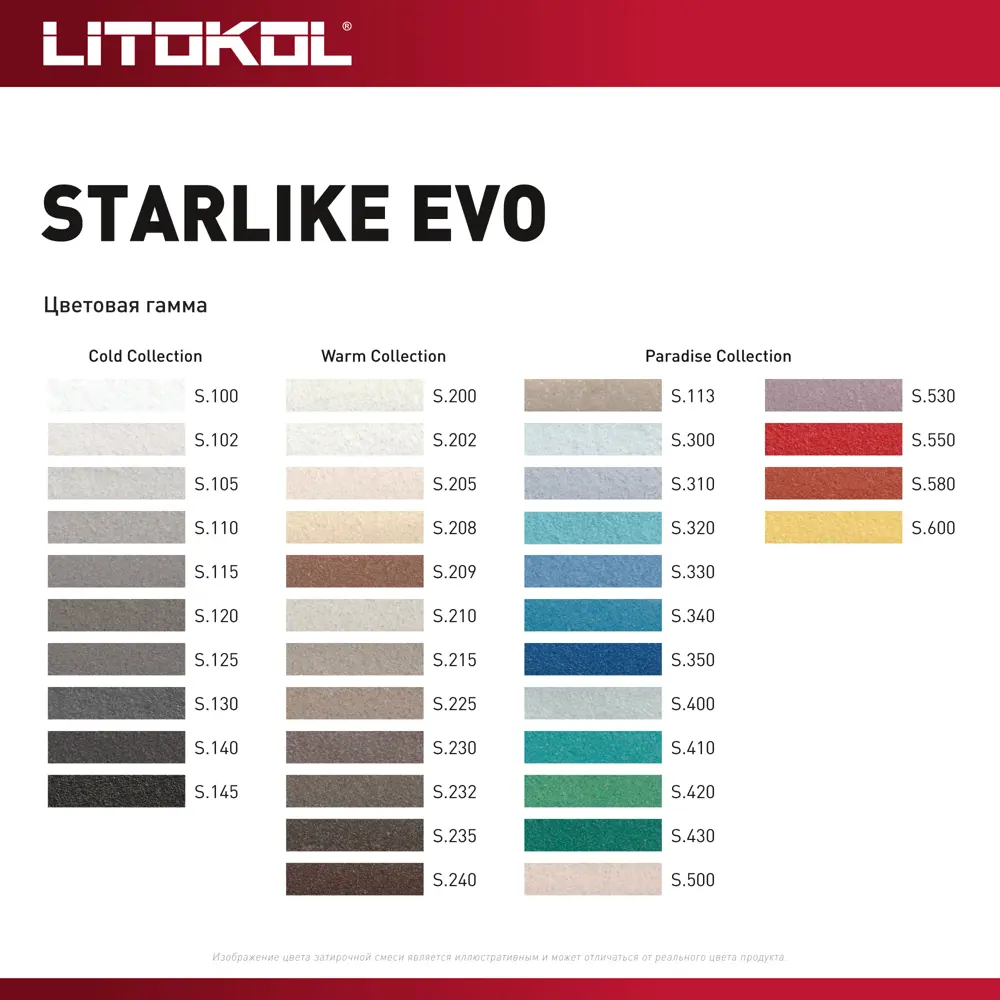 Litokol Starlike Evo - эпоксидная затирка и клей для плитки, черный карбон 82860186 STLM-0037243 - Вид №4