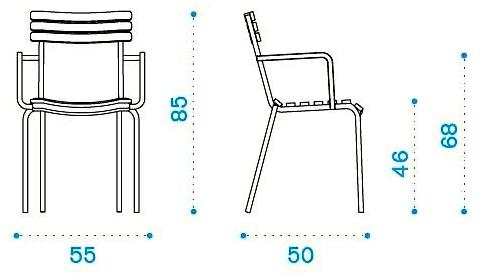 Ethimo Штабелируемый садовый стул из тикового дерева Laren Lasb4005 - Вид №1