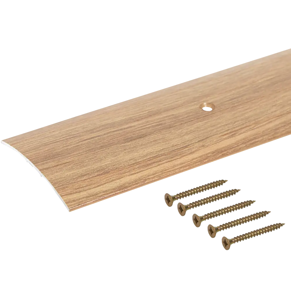 Порог стыковочный Artens алюминиевый с текстурой ореха 90 см 17854926 STLM-0008796 - Вид №3