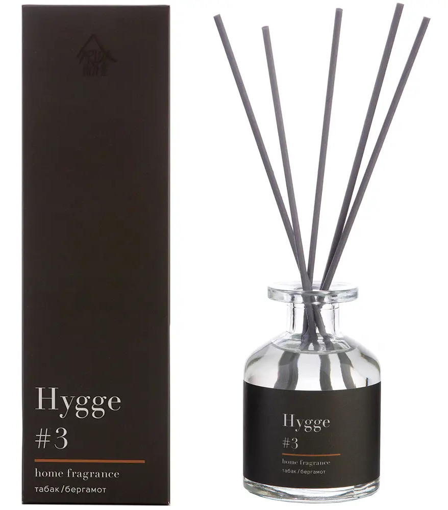 ARIDA HOME Диффузор Hygge 3 с ароматом Табака и Бергамота 84535154