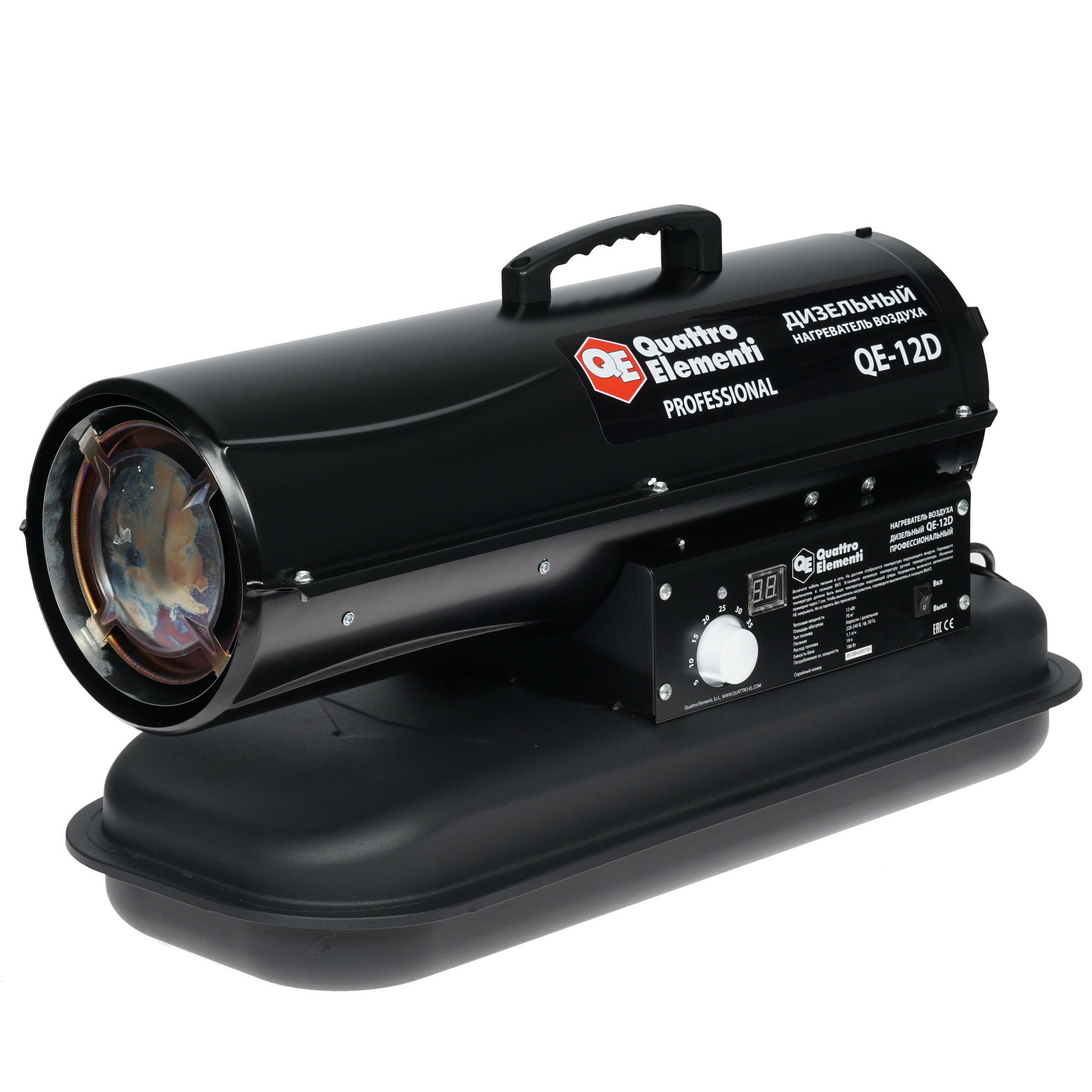 1276926 Тепловая пушка дизельная Quattro Elementi QE- 12D 243-899 STDN-0052362