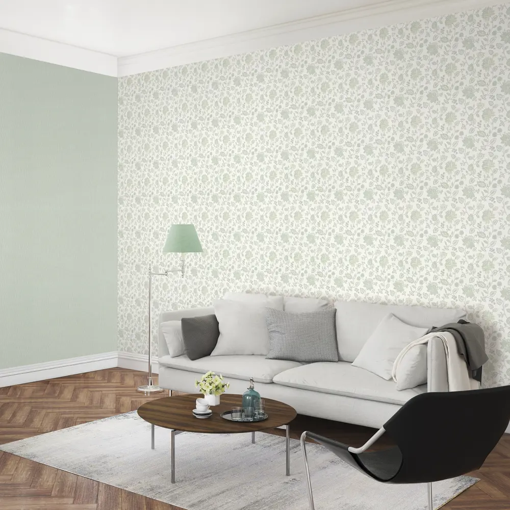 Обои флизелиновые Rasch Art Nouveau мятные 1.06 м RA 958225 82473429 STLM-2111692 - Вид №3