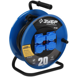 Удлинитель силовой Зубр 55079-20 синий 5089104