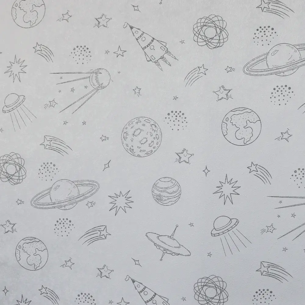 Флизелиновые обои ELYSIUM Галактика - серые космические просторы 89389844 STLM-1535492 - Вид №1