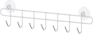 GHI 103 Планка с 7-ю крючками для крепления на вакуумных присосках 43 cm SORCOSA Deco