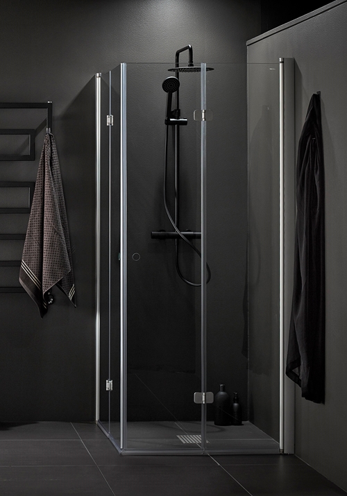 1450624 Душ Угловой Igloo Pro Vik 80X90 Прозрачное Стекло Hafa Прозрачный  - Вид №3