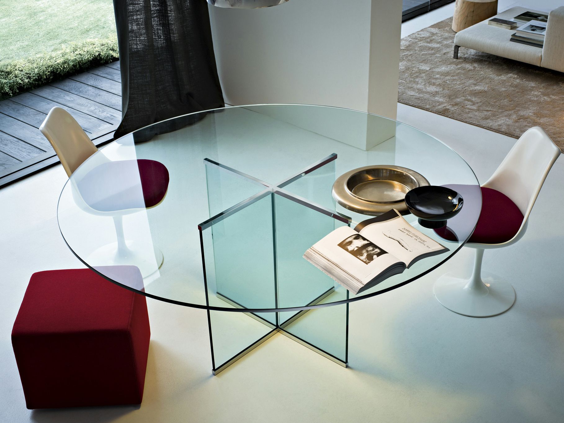 Круглый Хрустальный стол Gallotti&Radice EROS ARCH-00071964 - Вид №1