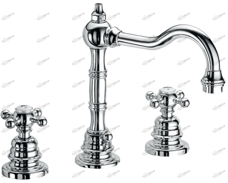 Fir Italia Смеситель для раковины на 3 отверстия Melrose 20 2012215