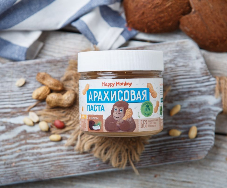 2561 Арахисовая паста с кокосом Вкусляндия 
