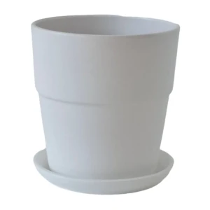 Горшок для цветов Котон Ø22 h22.5 см v5.1 л керамика белый