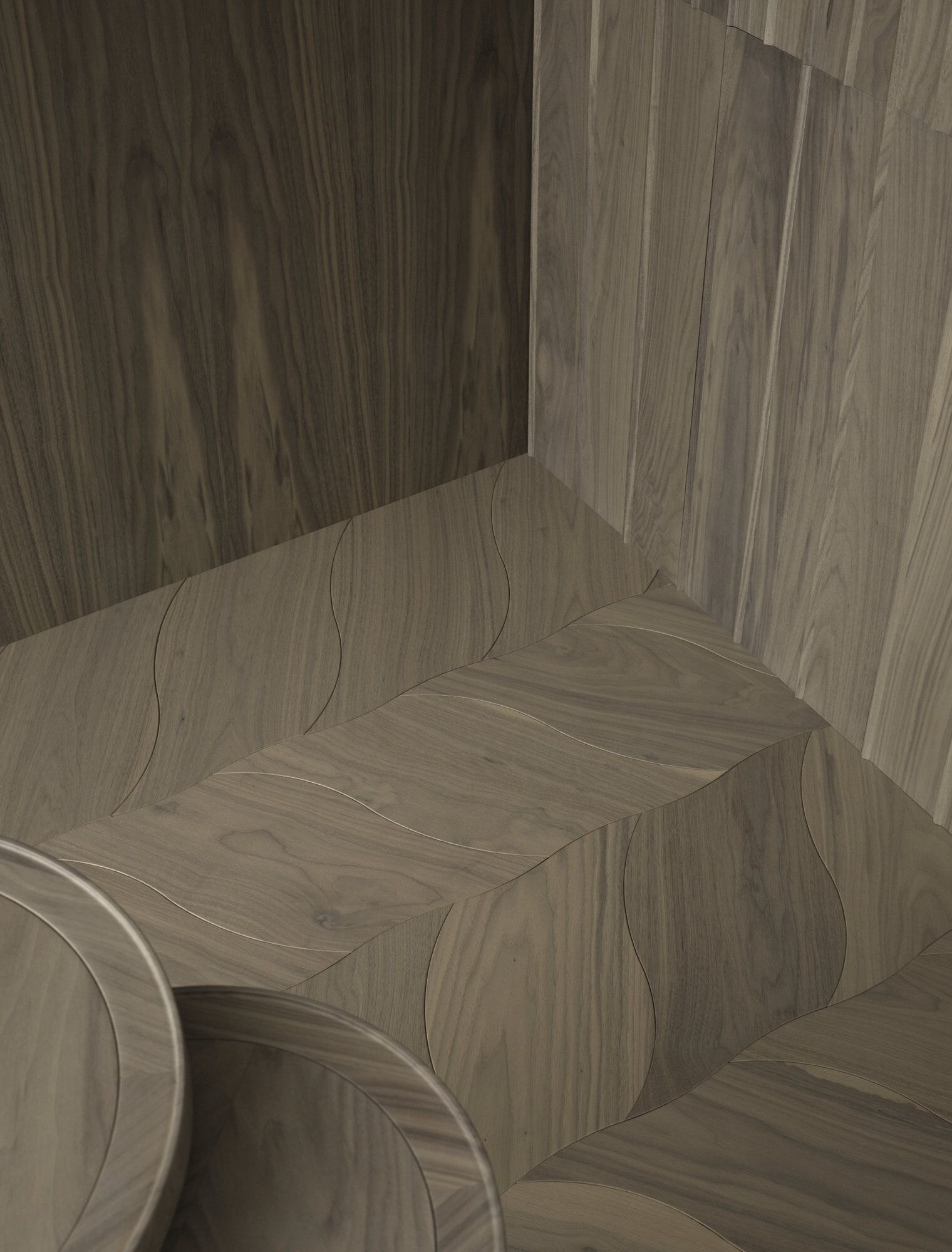 Пол из американского ореха FOGLIE D'ORO Colorsense ARCH-00127359 - Вид №1