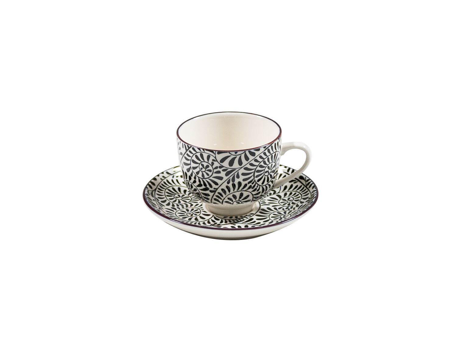 Фарфоровая кофейная чашка с блюдцем Zafferano Tue ARCH-00028106 - Вид №9