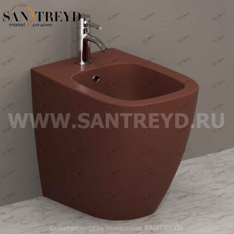 GN010MT Биде напольное GENESIS Ceramica Globo