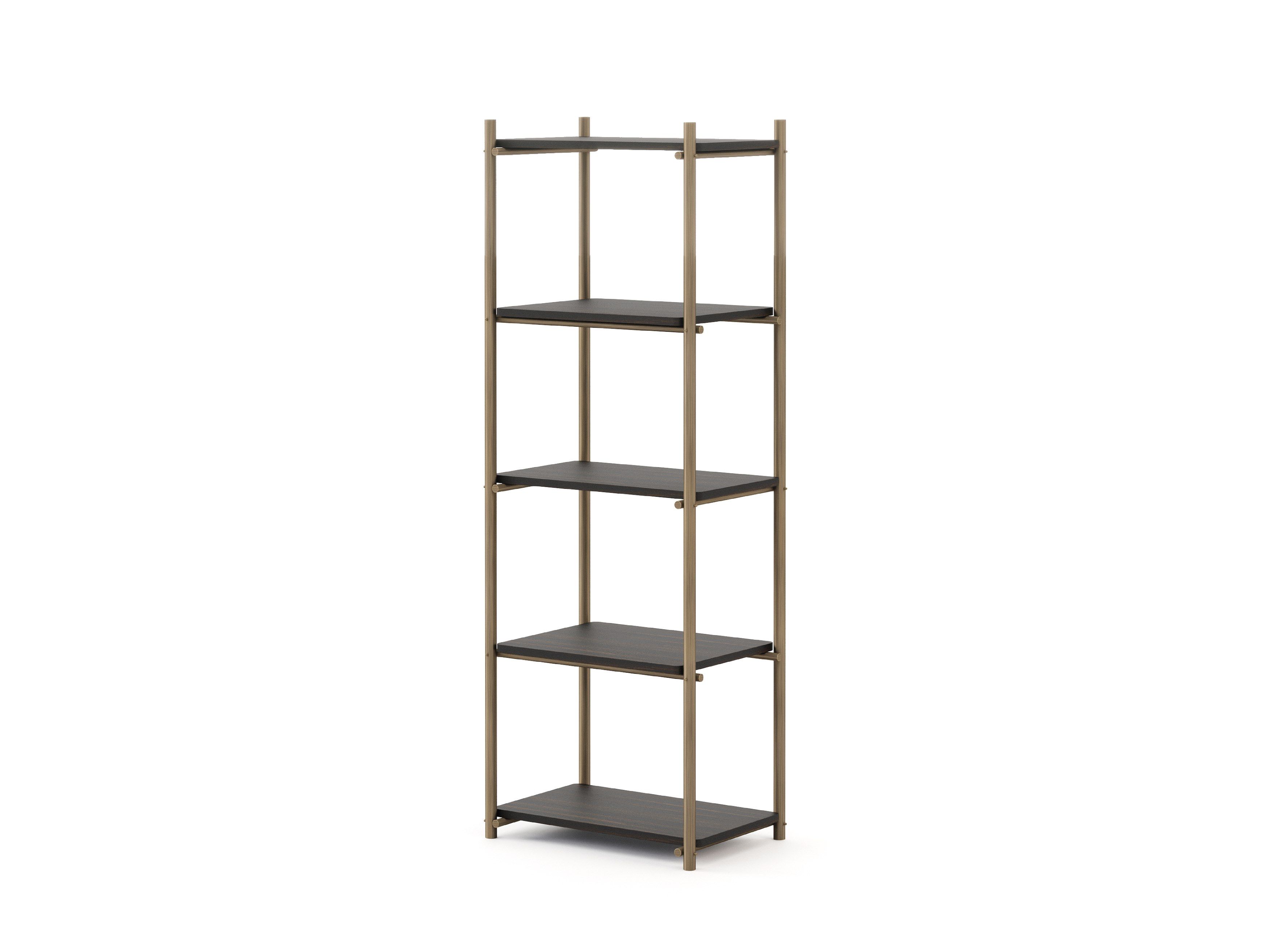 Книжный шкаф из нержавеющей стали и дерева Stylish Club His &amp ARCH-00145222 - Вид №14