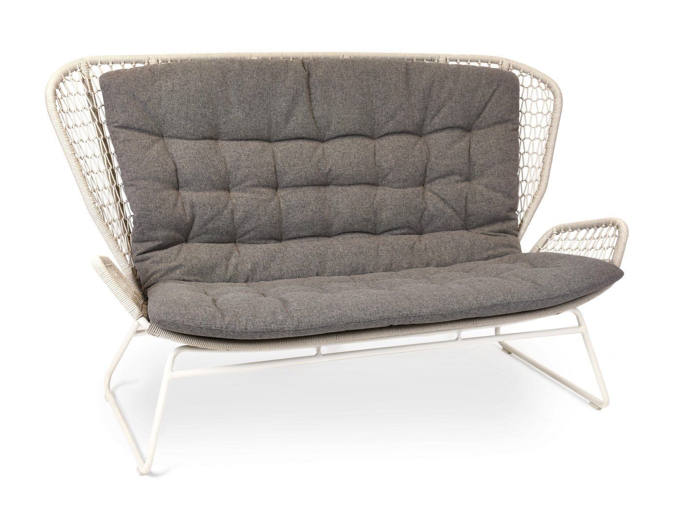 2-местный тканевый садовый диван FISCHER MÖBEL Wing Light ARCH-00065764 - Вид №1