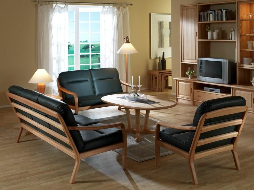 Dyrlund Овальный деревянный журнальный столик  9256s  - Вид №1