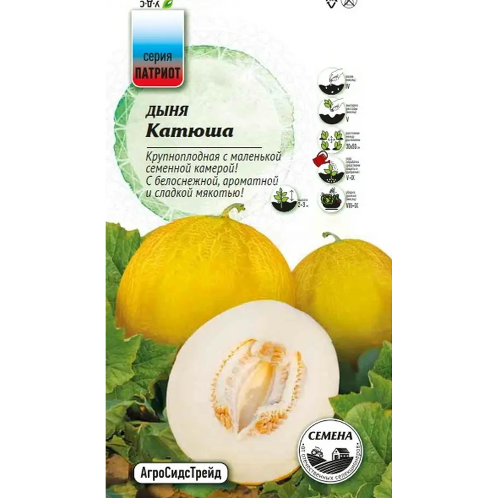 Семена овощей Агросидстрейд Патриот дыня Катюша STLM-2030678