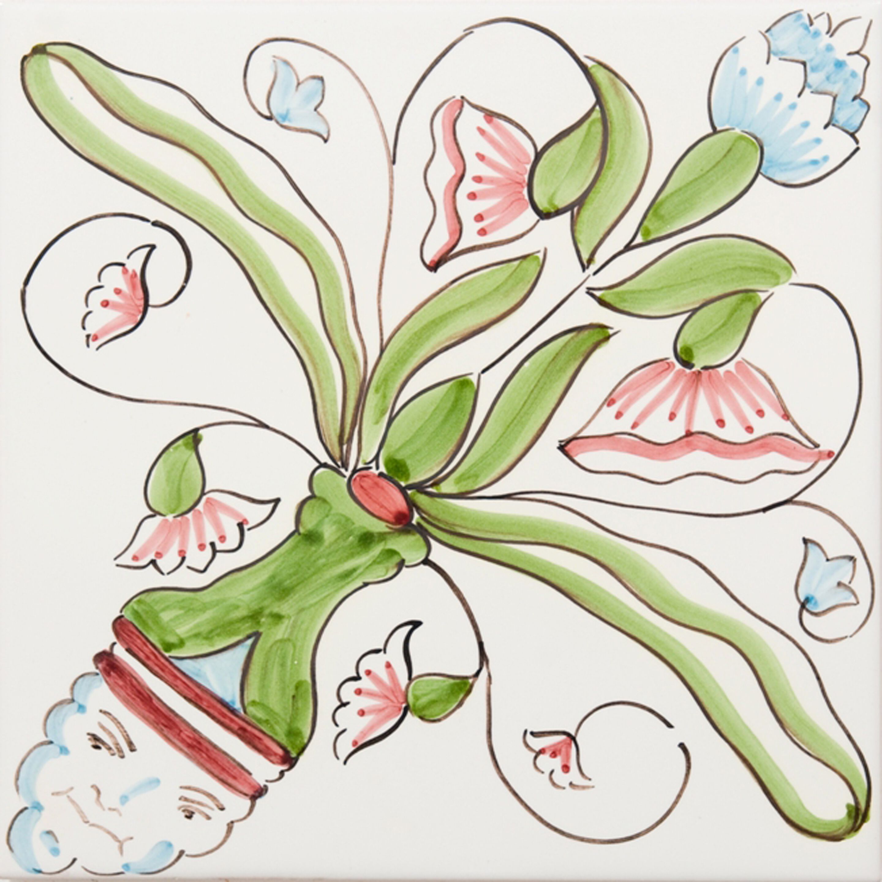 Пол / покрытие из глины ручной работы La Riggiola классический ARCH-00046571 - Вид №2