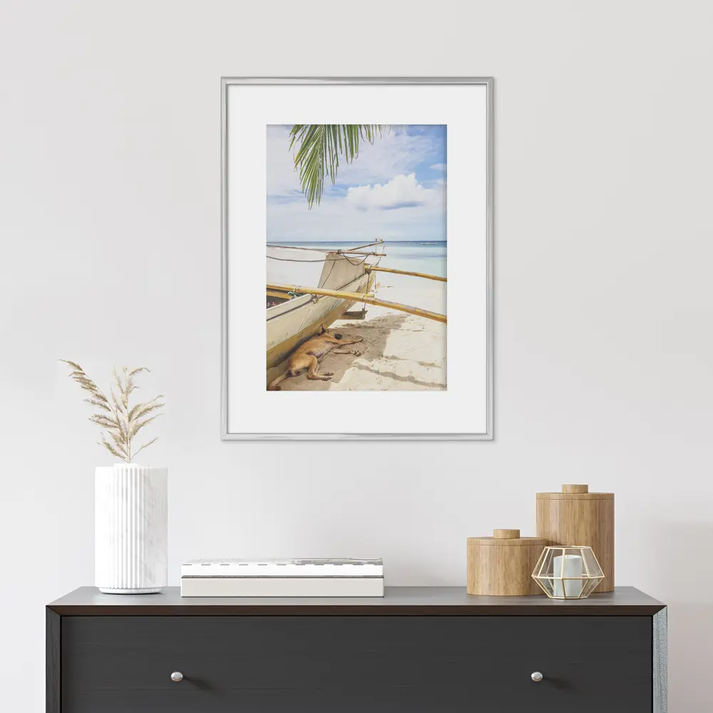 Фоторамка Kreaforta Lila серебристая 30×40 см для интерьера 89398532 STLM-1584336 - Вид №2