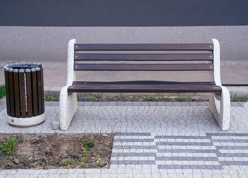 ENCHO ENCHEV - ETE Бетонный мусорный бак с крышкой для улицы  43  - Вид №2