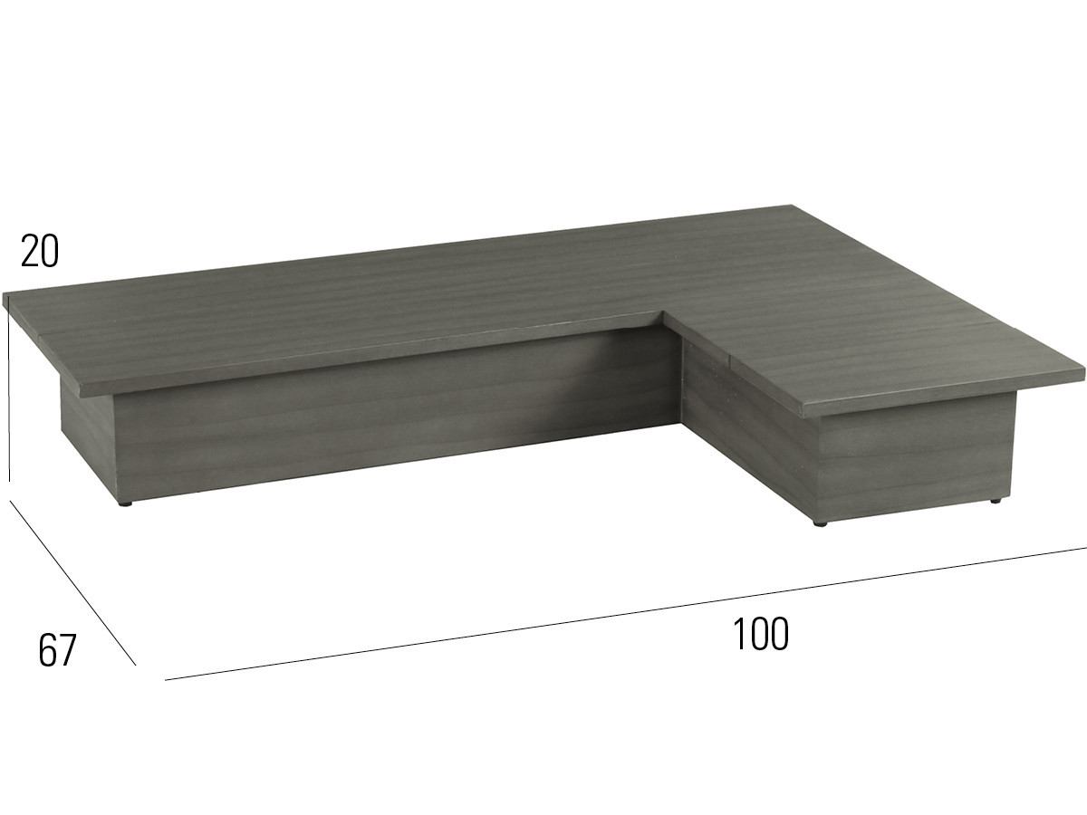 98.00.0703 La Villa Lounge Set Stone grey - вкл. 1x 3-местный с обивкой, 1x 2-местный с обивкой, 1x стол для отдыха Mbm  - Вид №6