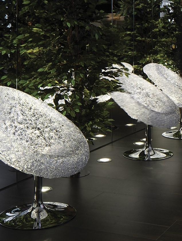 edra Вращающееся кресло из поликарбоната  Est010  - Вид №5