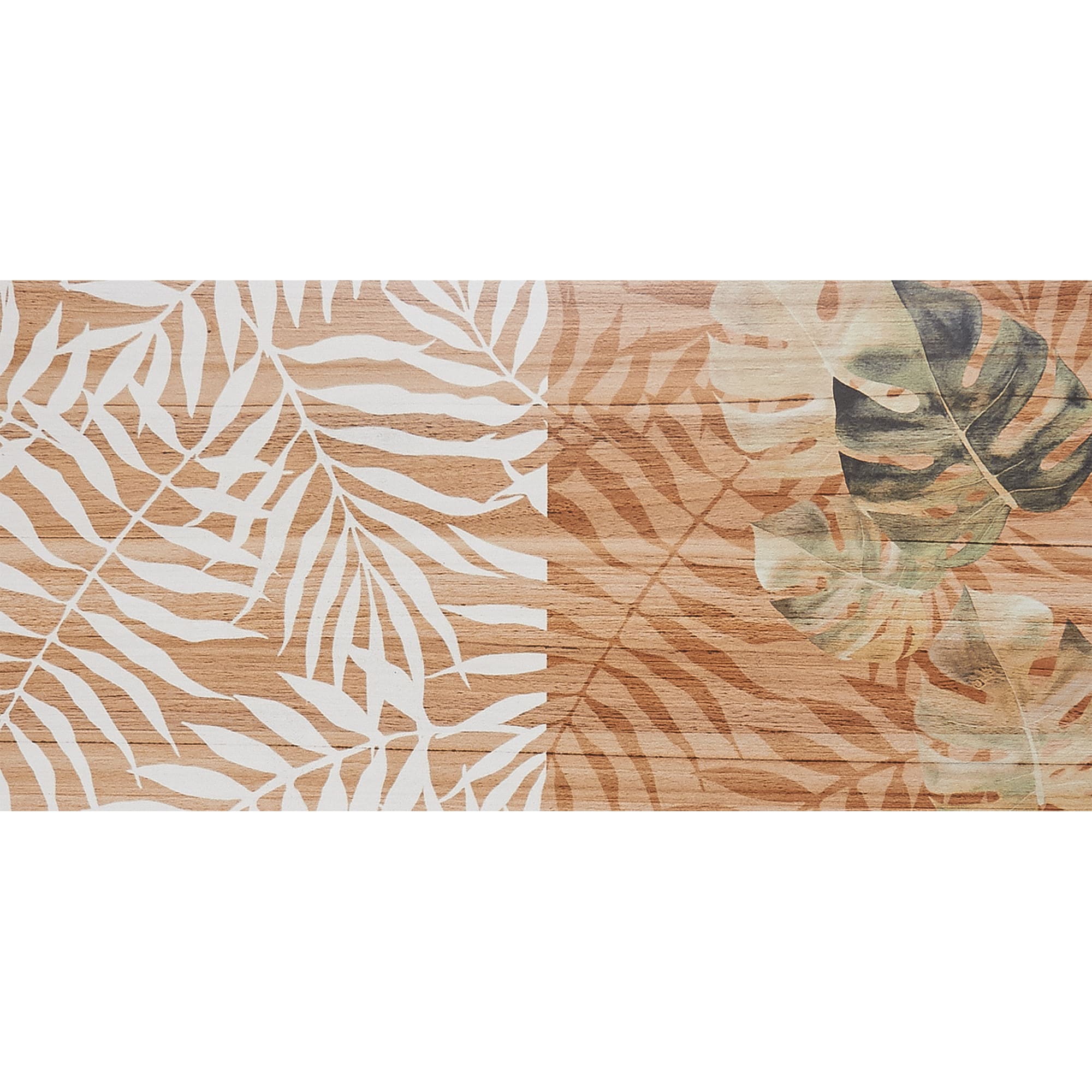 82794870 Плитка настенная с узором 20х40 см 1.2 м² цвет коричневый Organic Santreyd