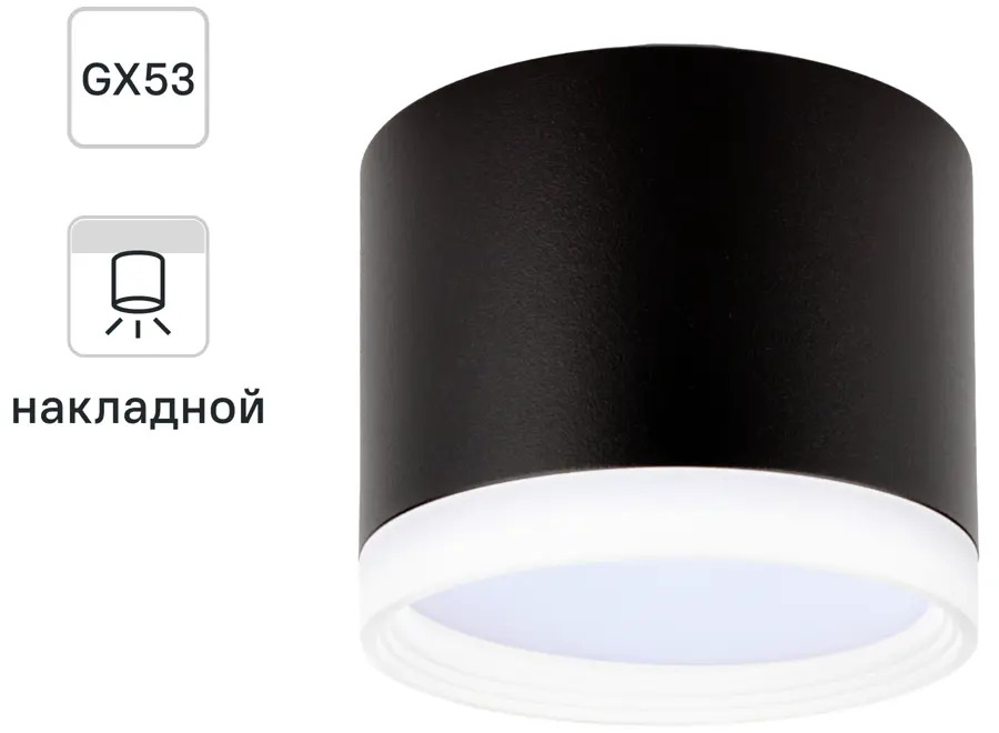 RITTER Arton - Накладной точечный светильник черный для зонирования пространства 83978980