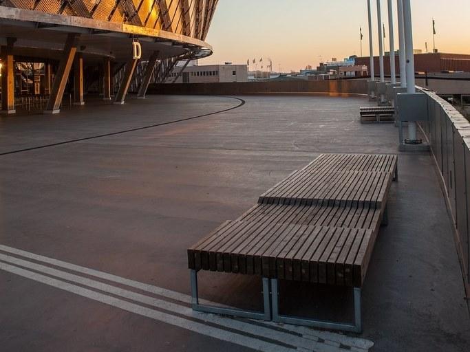 VESTRE Модульная скамья из стали в современном стиле без спинки sun-id-1468277 - Вид №14