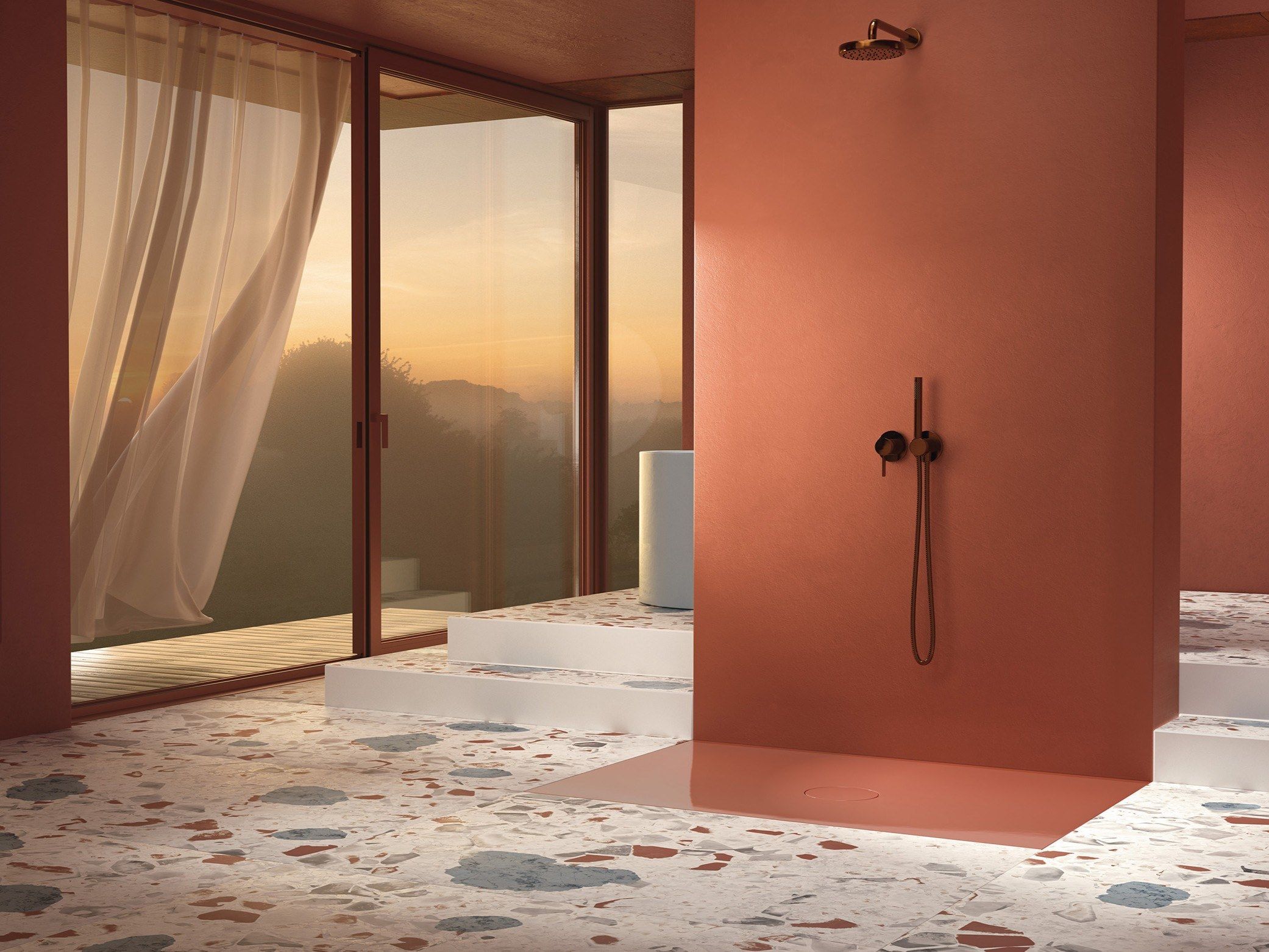 Flush fitting steel shower tray Bette BETTEAIR ARCH-00132079