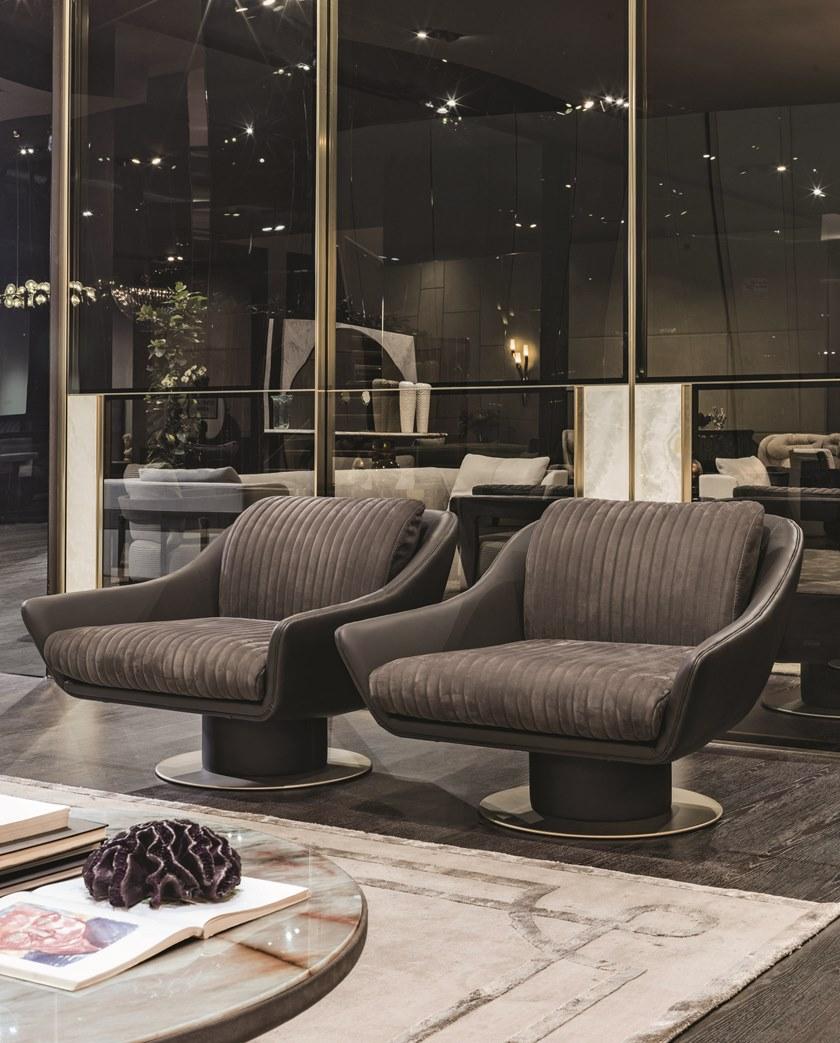 Longhi Кресло поворотное с подлокотниками Loveluxe 2019 – rhythm collection sun-id-1357347 - Вид №1