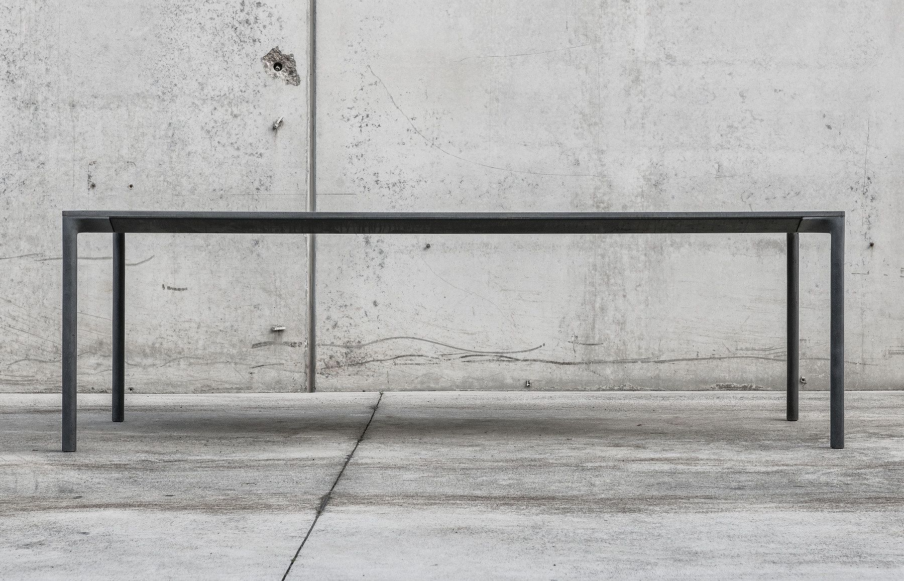 Прямоугольный бетонный стол Kristalia затирка ARCH-00104754 - Вид №8