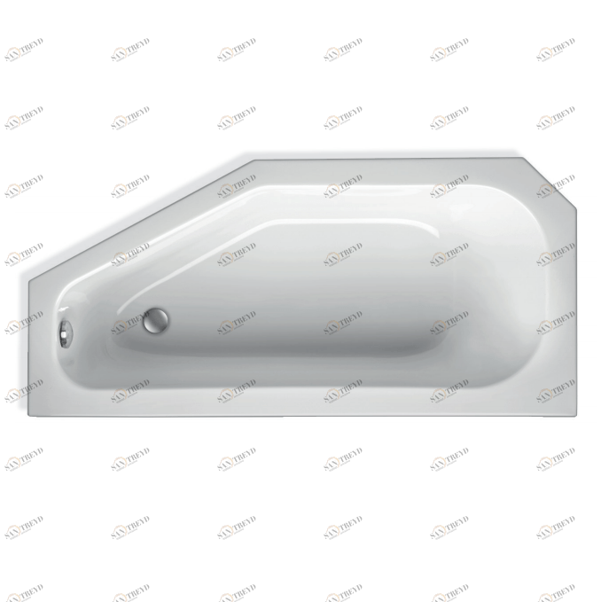 Mauersberger Ванна акриловая компактная 160x75 BURSEA 1416000701