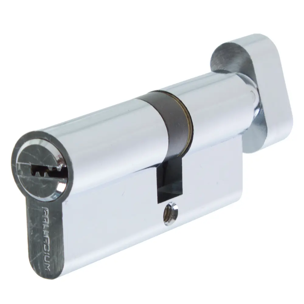 PALLADIUM Цилиндр дверной с вертушкой 30×40 мм, хром 17217134 STLM-0899841