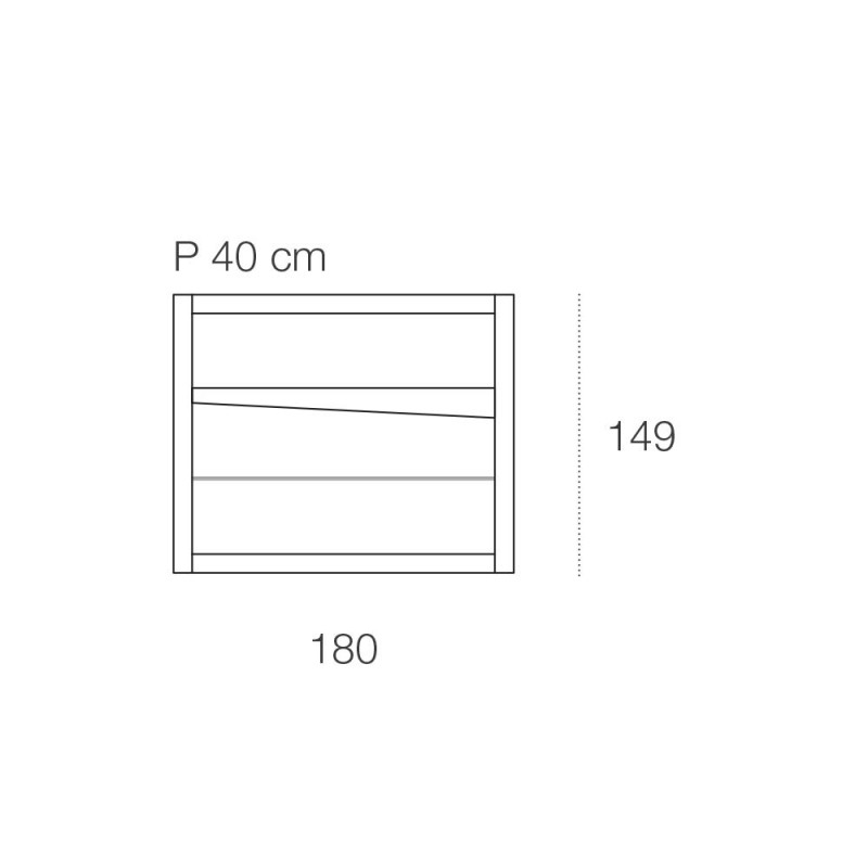LA16/149X1400 Серванты Lampo Adriani e Rossi белый  - Вид №3