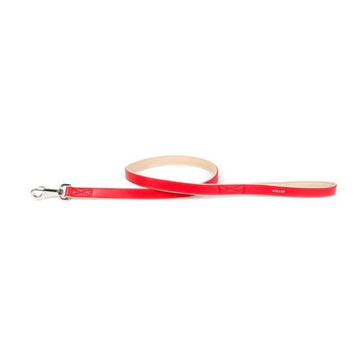 ПР0042700 Поводок для собак Brilliance без украшенийширина 18мм длина 122см красный COLLAR  - Вид №1