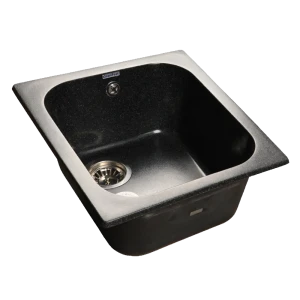 Мойка врезная Granfest Standart GF-S-430 50x43 см, мрамор, цвет черный 83824984 STLM-2168967
