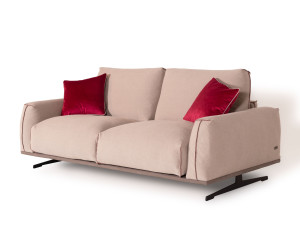 Диван из хлопка и льна