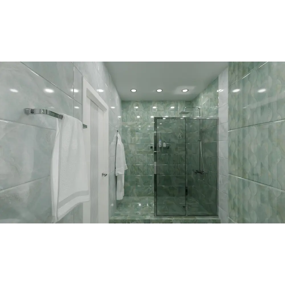 Плитка напольная Aquamarine Dark 41.8x41.8 см 1.75 м² цвет зеленый Santreyd STLM-2072969 - Вид №4