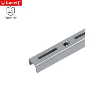 Направляющая однорядная Larvij 150 см 55 кг/20 см цвет матовое серебро 10294460 STLM-2149948