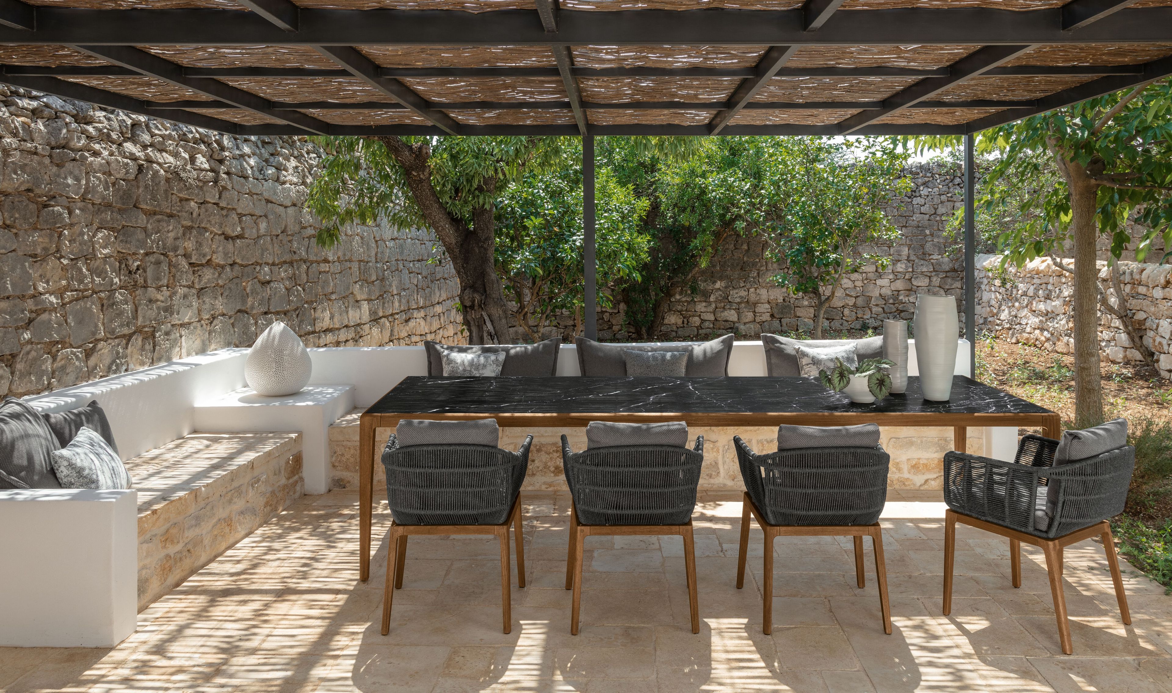 Стол из керамогранита Talenti Cruise Teak ARCH-00137920