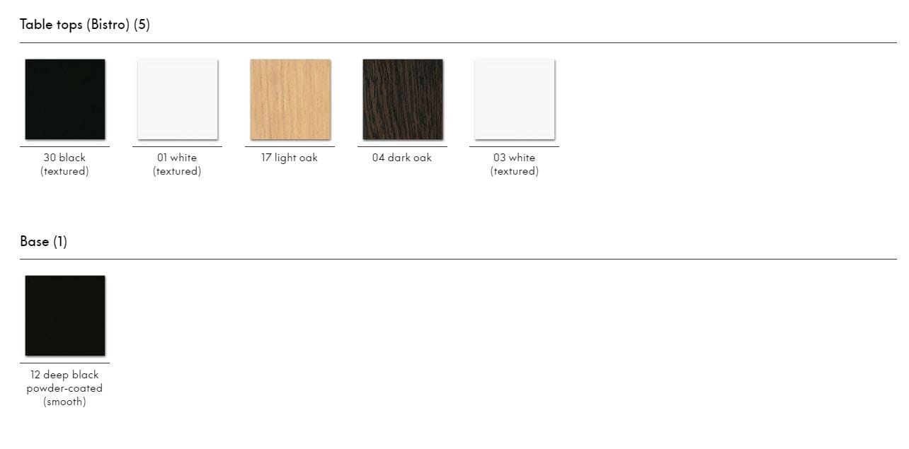 Круглый стол со стальным основанием и деревянной столешницей VITRA Belleville Table ARCH-00025779 - Вид №11