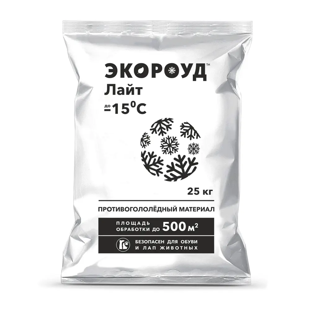 Santreyd Экороуд Лайт — противогололедный реагент для тротуаров и дорог, 25 кг 89395392 STLM-1353891