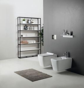 BAS4 Биде подвесное  Neroceramica